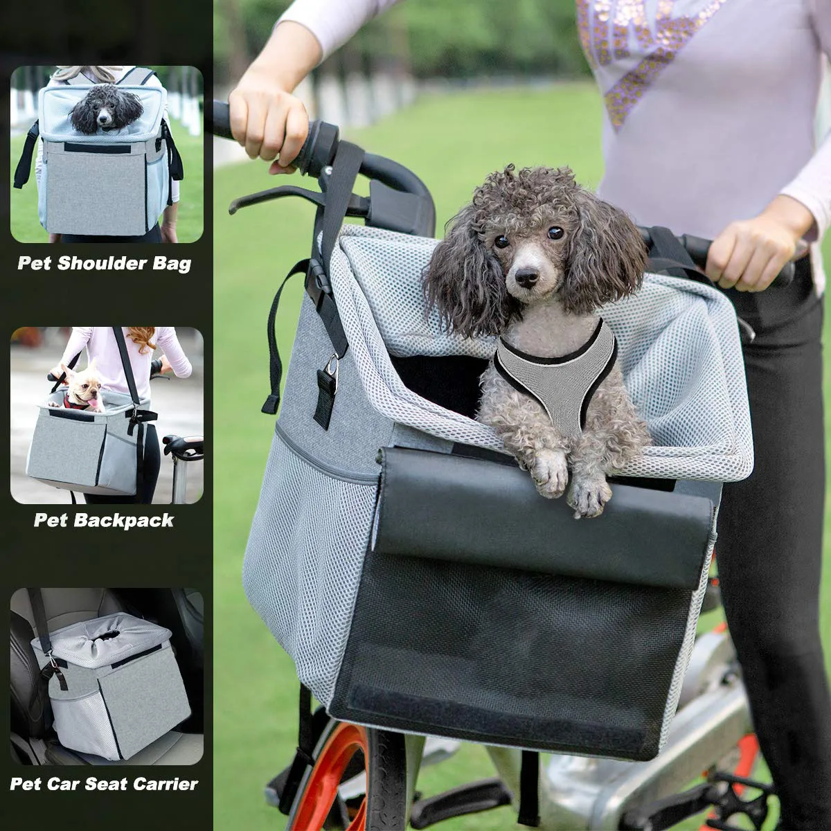 Pet Carrier Spill Proof Bowl: No Mess - detail view supplied by QUANZHOU JUNYUAN BAGS