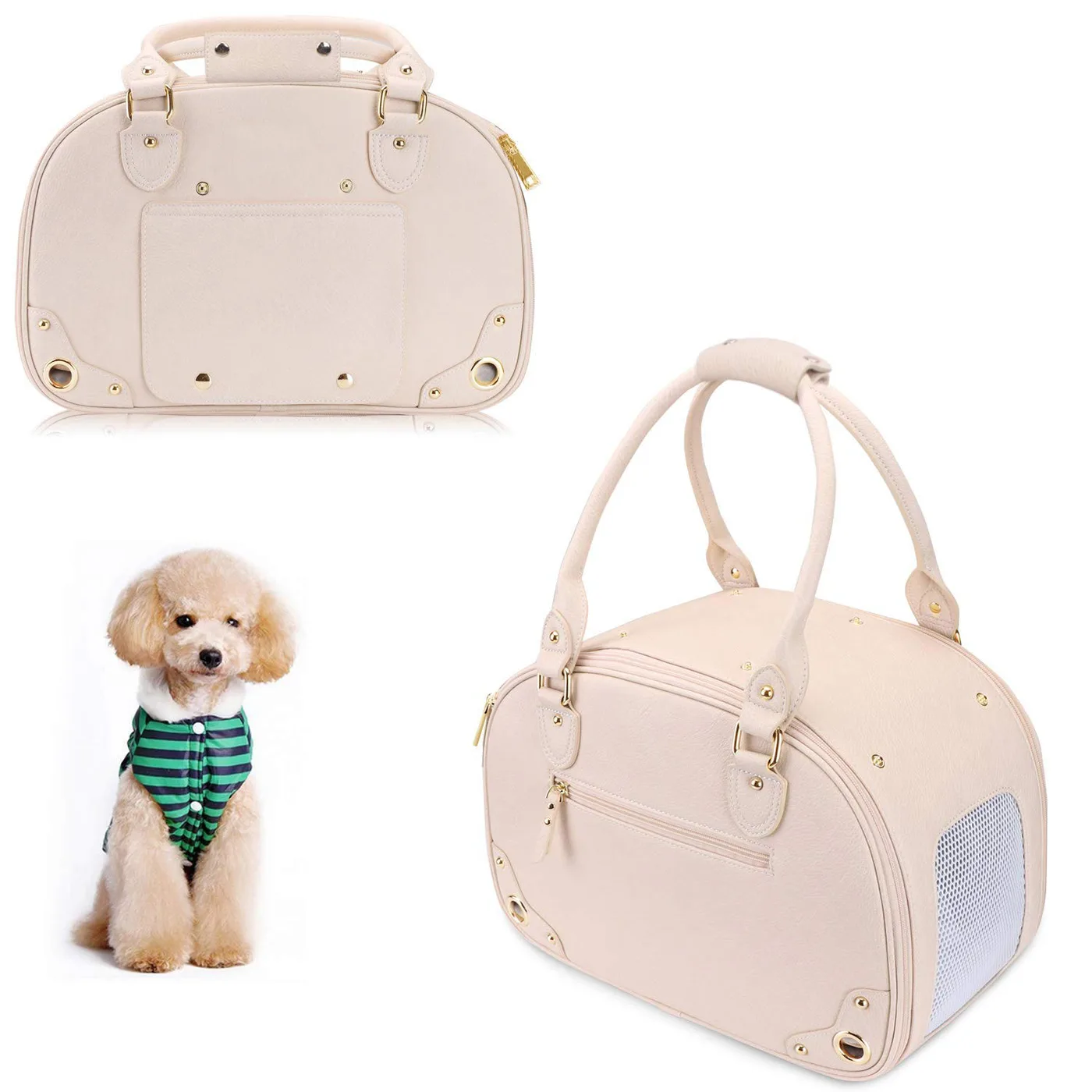 Pet Carrier Cooling Bowl: Summer Use - detail view supplied by QUANZHOU JUNYUAN BAGS