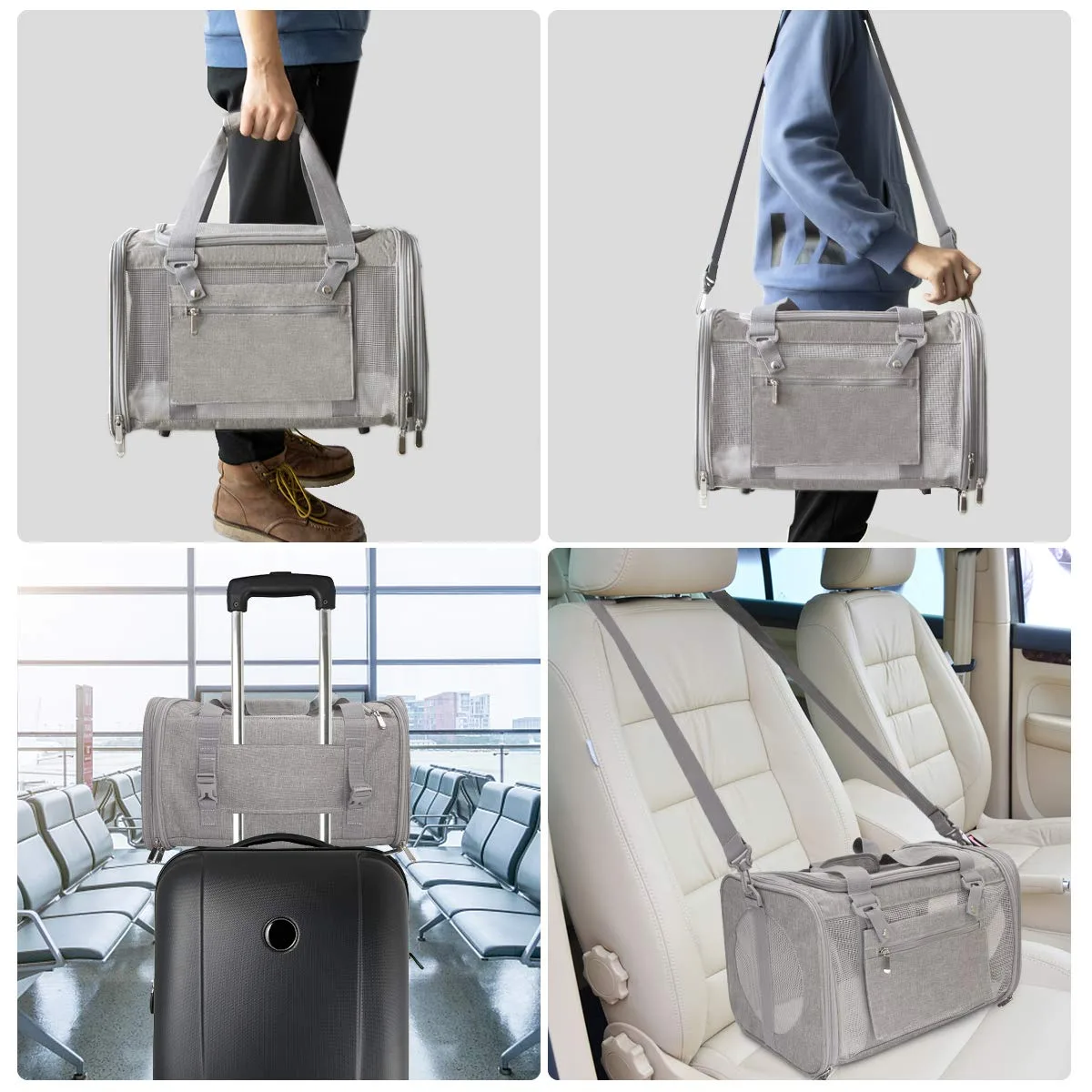 Dog Carrier Backpack for Dachshunds: Long Body Desig - detail view supplied by QUANZHOU JUNYUAN BAGS