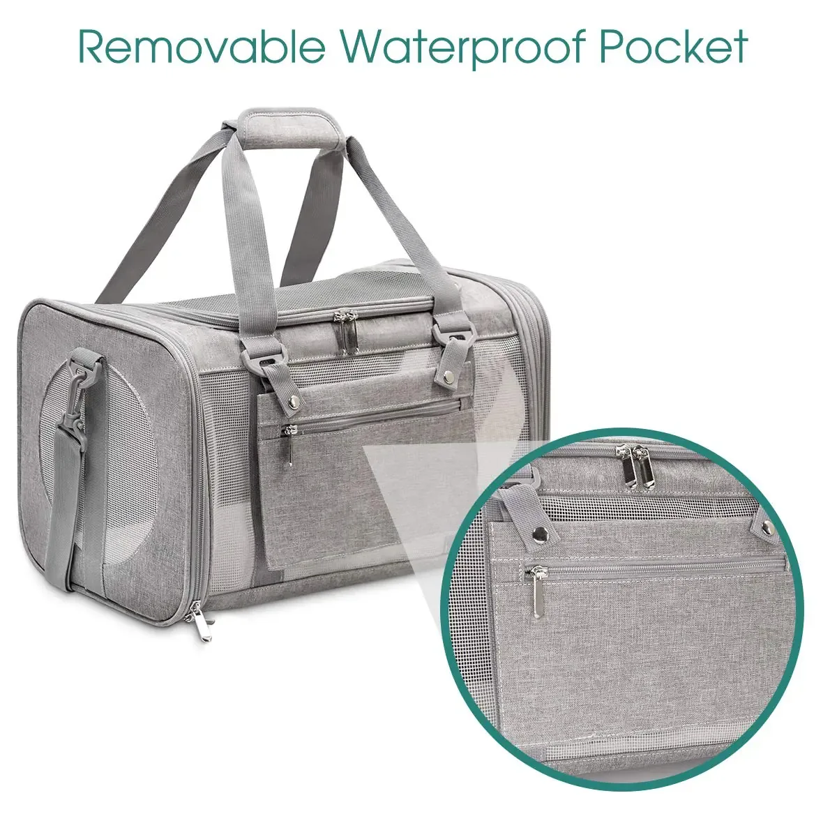 Dog Carrier Backpack for Large Dogs: Design Consider - detail view supplied by QUANZHOU JUNYUAN BAGS