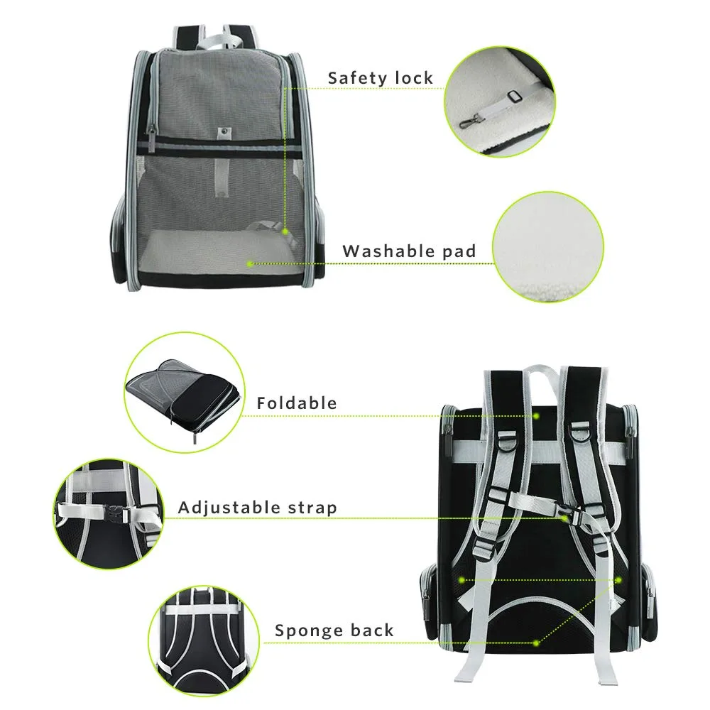 How to Choose the Right Dog Carrier Backpack for You - detail view supplied by QUANZHOU JUNYUAN BAGS